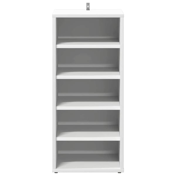 vidaXL skoreoler 2 stk. 31,5x35x70 cm spånplade hvid