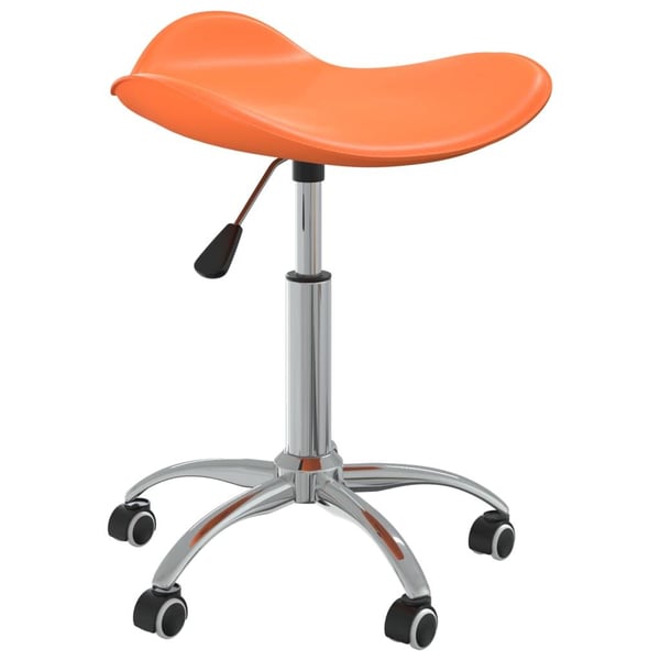 vidaXL kontorstol kunstlæder orange
