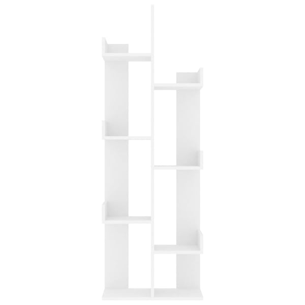 vidaXL bogskab 48x25,5x140 cm spånplade hvid
