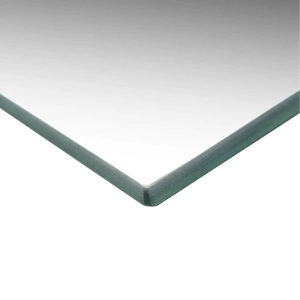 vidaXL Väggspegel utan ram LED-belysning rektangulär