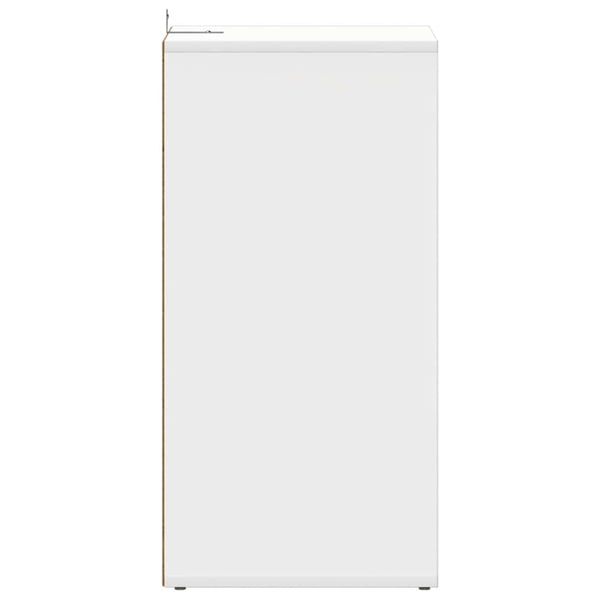 vidaXL Skoskap hvit 31,5x35x70 cm sponplate