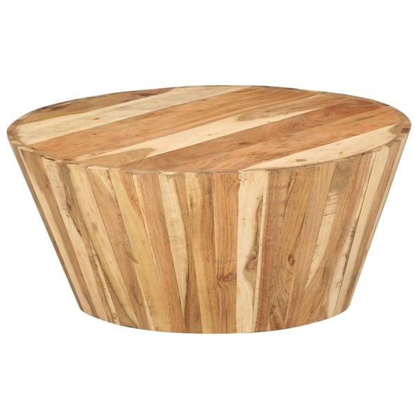vidaXL Salongbord Ø65x31 cm heltre akasie