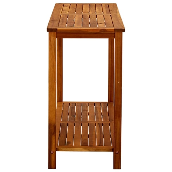 vidaXL Hagekonsollbord 110x40x75 cm heltre akasie