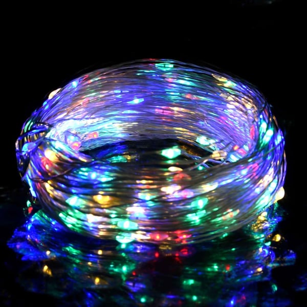 vidaXL Mikro LED-keijuvalonauha 40 m 400 LED-valoa värikäs 8-toiminen