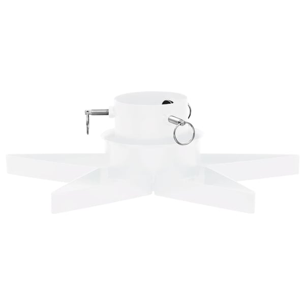 vidaXL Juletrestativ hvit 47x47x13,5 cm