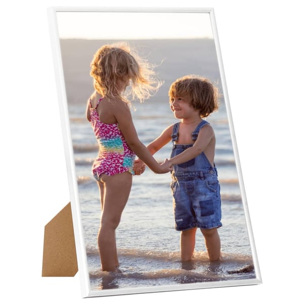 vidaXL Fotorammekollasje for vegg eller bord 3 stk 21x29,7 cm MDF hvit