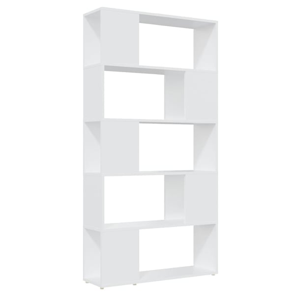 vidaXL bogreol/rumdeler 80x24x155 cm spånplade hvid