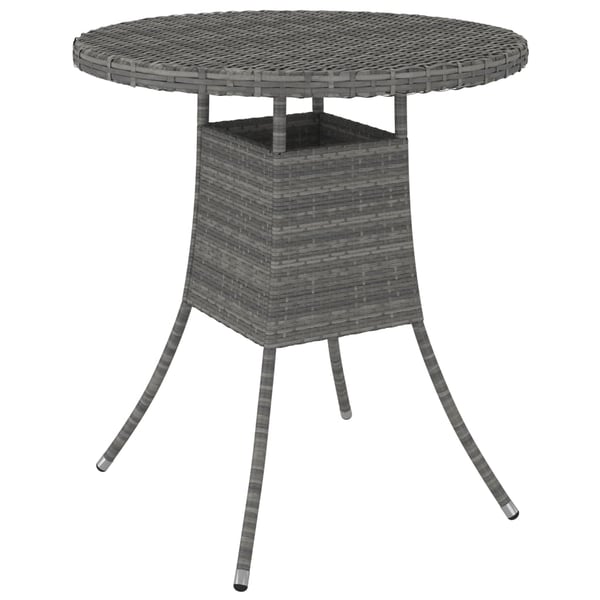 vidaXL sofasæt til haven 9 dele med hynder polyrattan grå