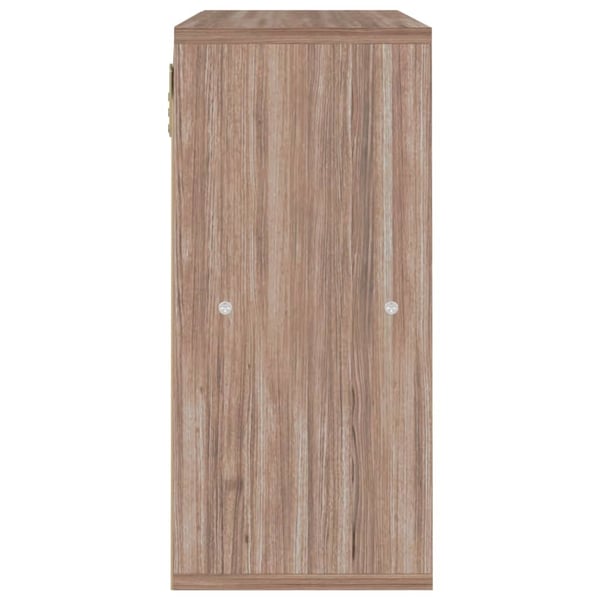 vidaXL bogreol 60x27,5x59,5 cm spånplade grå sonoma-eg