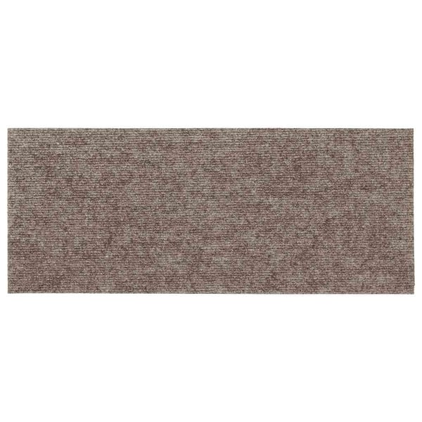 vidaXL Trappematter selvklebende 15 stk 60x25 cm beige rektangulære