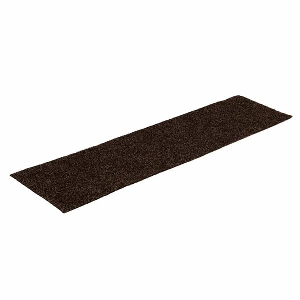 vidaXL Trappematter selvklebende 15 stk 76x20 cm brune rektangulære
