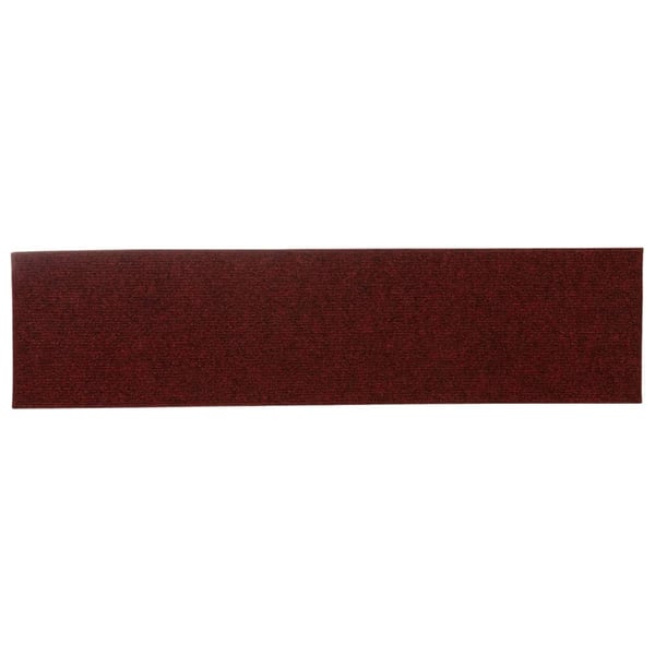 vidaXL selvklæbende trappemåtter 15 stk. 76x20 cm rektangulær rød