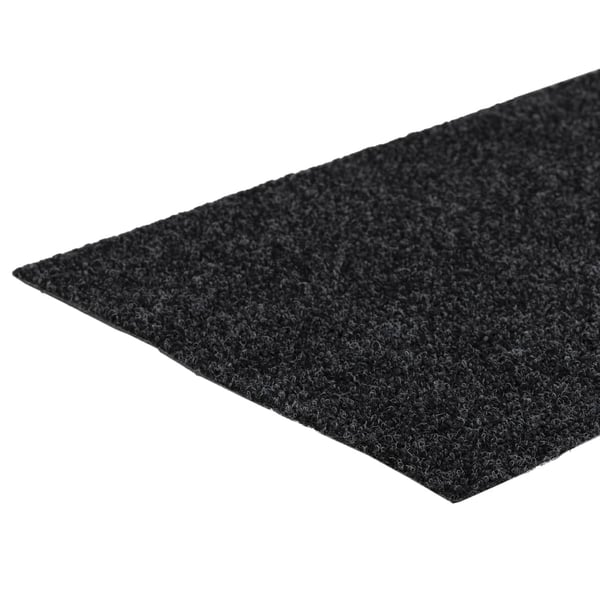 vidaXL Trappematter selvklebende 15 stk 60x25 cm mørkegrå rektangulære