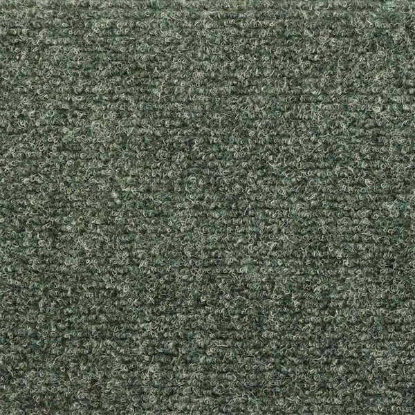 vidaXL selvklæbende trappemåtter 15 stk. 76x20 cm rektangulær grøn