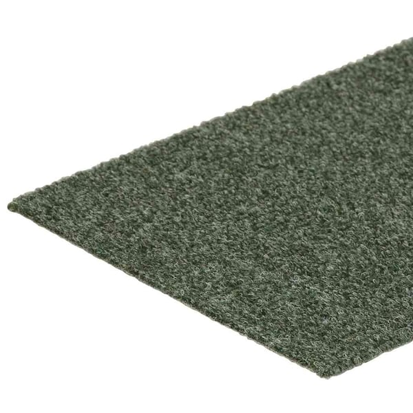 vidaXL selvklæbende trappemåtter 15 stk. 76x20 cm rektangulær grøn
