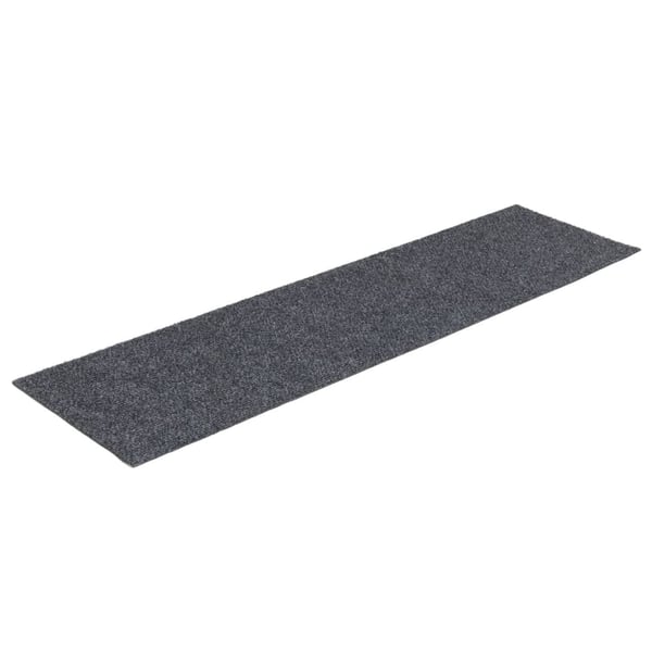 vidaXL selvklæbende trappemåtter 15 stk. 76x20 cm rektangulær lysegrå