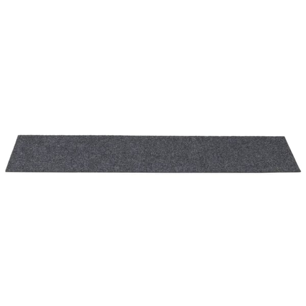 vidaXL selvklæbende trappemåtter 15 stk. 76x20 cm rektangulær lysegrå