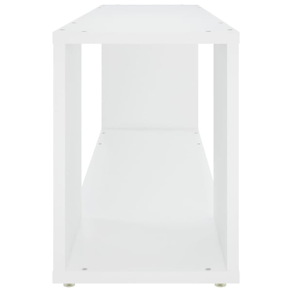 vidaXL TV-benk hvit 100x24x32 cm konstruert tre