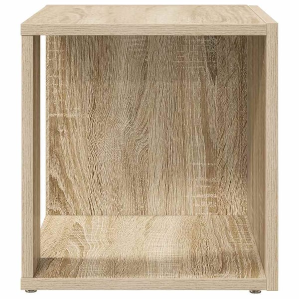 vidaXL sidebord 33x33x34,5 cm konstrueret træ sonoma-eg