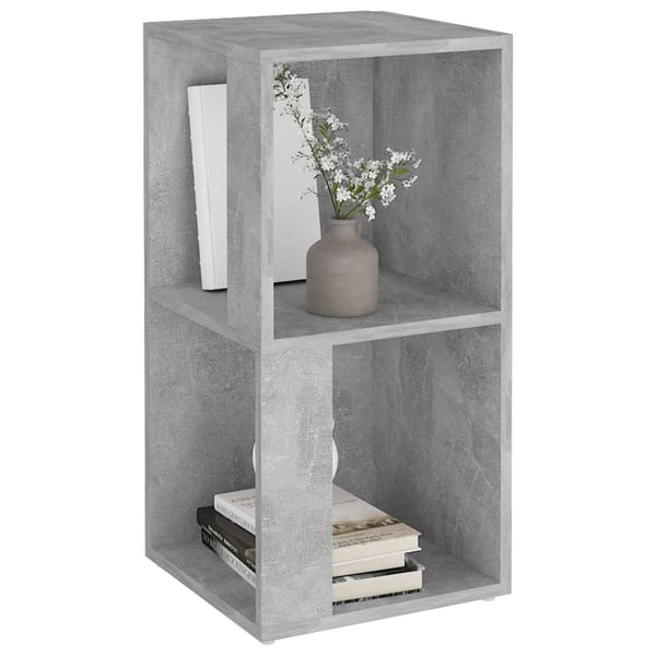 vidaXL Kulmakaappi betoninharmaa 33x33x67 cm lastulevy