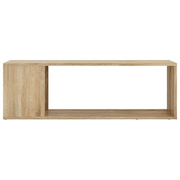 vidaXL TV-benk sonoma eik 100x24x32 cm konstruert tre