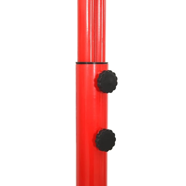vidaXL Flyttbar basketkorg justerbar 200-236 cm
