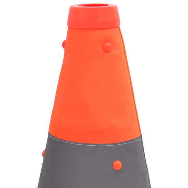 vidaXL Pop-up trafikkjegler 10 stk 42 cm