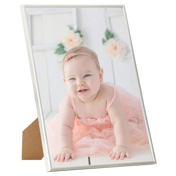 vidaXL Fotorammekollasje for vegg eller bord 5 stk 70x90 cm MDF sølv