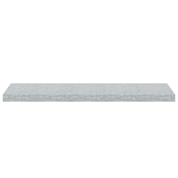 vidaXL Flytende vegghyller 4 stk betonggrå 90x23,5x3,8 cm MDF
