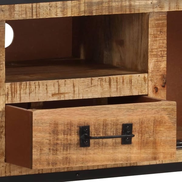 vidaXL tv-skab 110x31x46 cm ru mangotræ