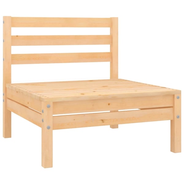 vidaXL 2-seters hagesofa heltre furu