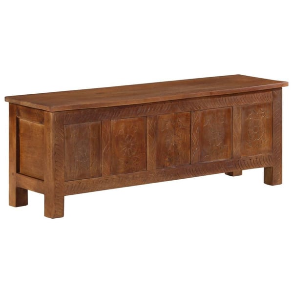 vidaXL opbevaringsboks 110x30x40 cm massivt mangotræ