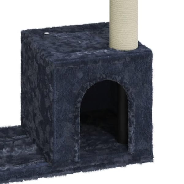 vidaXL Kattetre med klorestolper i sisal mørkegrå 70 cm