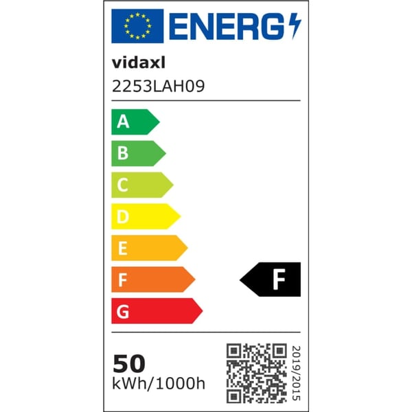 vidaXL LED-flomlys med stativ 2x50 W kaldhvit