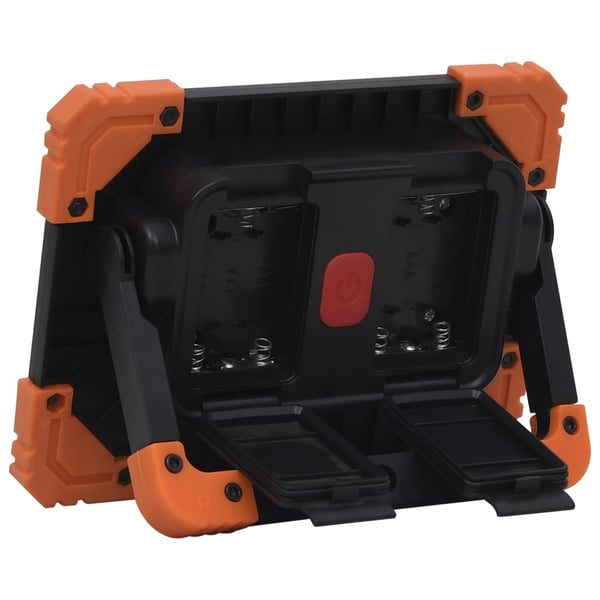 vidaXL transportabel LED-projektør 10 W ABS kold hvid