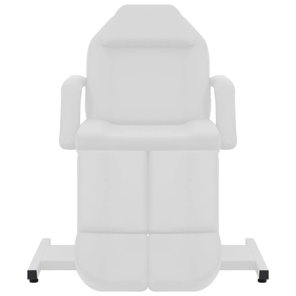 vidaXL Behandlingsstol konstläder vit 180x62x78 cm
