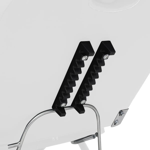 vidaXL Behandlingsstol konstläder vit 180x62x78 cm