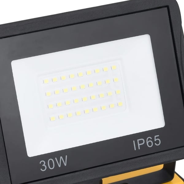vidaXL LED-flomlys med håndtak 2x30 W varmhvit