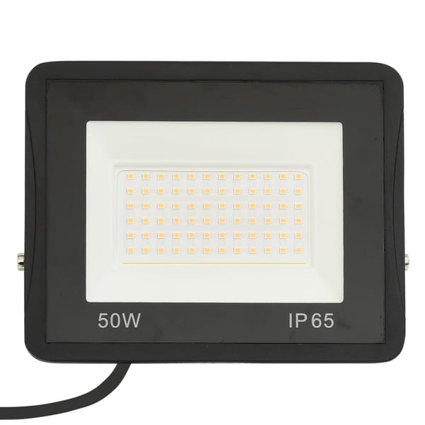 vidaXL LED-flomlys 2 stk 50 W varmhvit