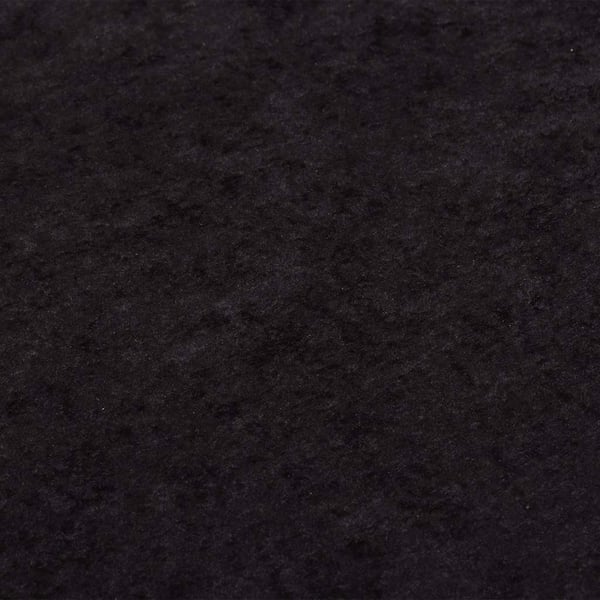 vidaXL Vaskbart teppe φ120 cm antrasitt sklisikker
