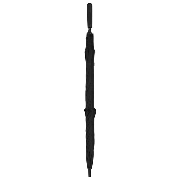 vidaXL Sateenvarjo musta 130 cm