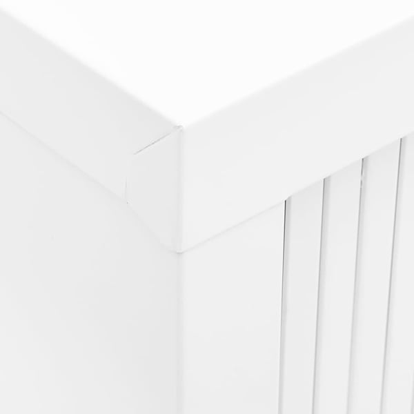 vidaXL Skap med skyvedør 90x40x90 cm stål hvit