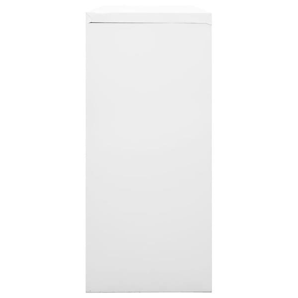 vidaXL Skap med skyvedør 90x40x90 cm stål grå
