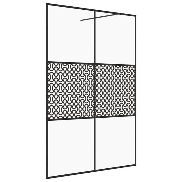 vidaXL brusevæg 140x195 cm med klart sikkerhedsglas