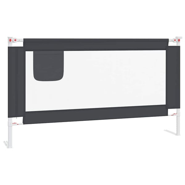 vidaXL sengehest 150x25 cm stof mørkegrå
