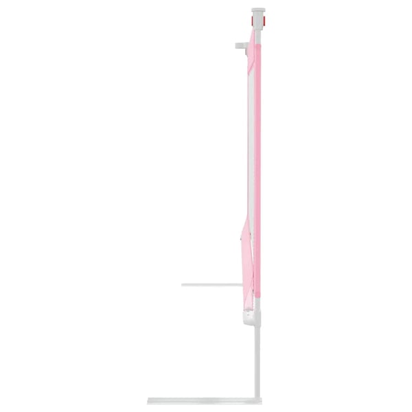 vidaXL Sengehest småbarn rosa 120x25 cm stoff