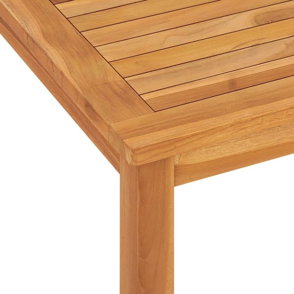 vidaXL Utendørs spisebord 120x70x77 cm heltre teak