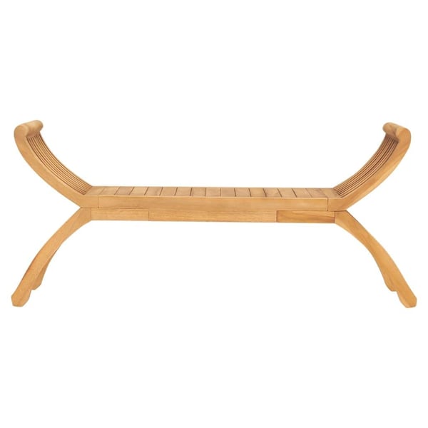 vidaXL Trädgårdsbänk 126 cm massiv teak