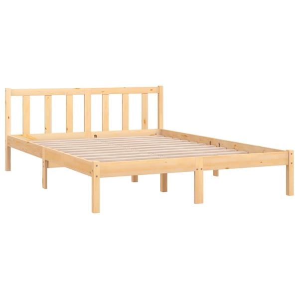 vidaXL Sengeramme heltre furu 140x200 cm