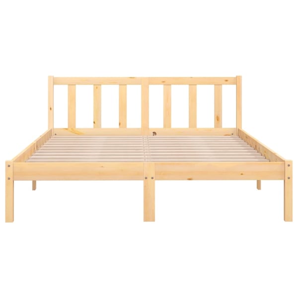 vidaXL Sengeramme heltre furu 140x200 cm